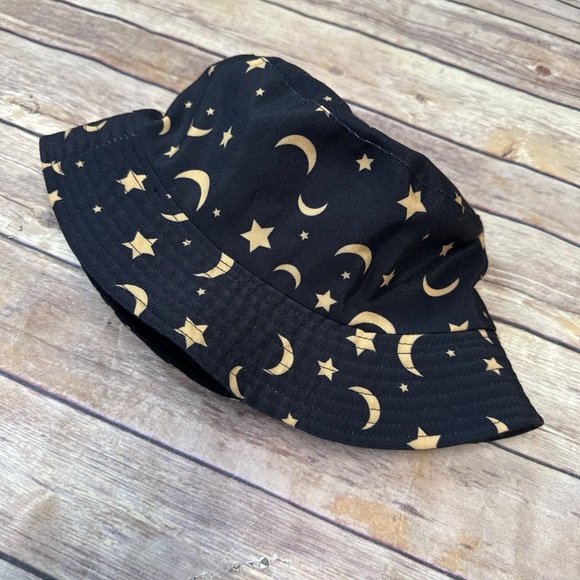 Accessories - Starry Night Bucket Black Hat